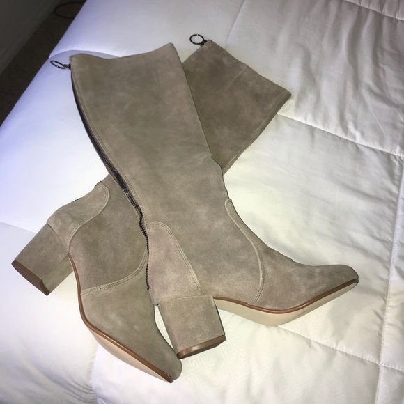 Steve Madden Shoes - Steve Madden Haydun Taupe Suede Boots- New